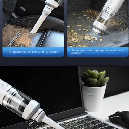 1 Portable Car Vacuum Cleaner Handheld Brushless Vacuum Cleaner Wireless Dust Collector Suction and Blowing Pet Hair Suction