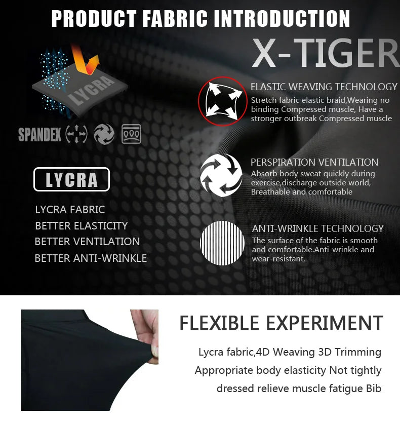 X-TIGER Cycling Shorts Men Gel Pad Bicycle Clothes MTB Road Bike Pants Anti-slip Leg Grips Bike Shorts Summer Outfit Clothes