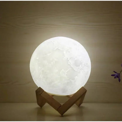 8CM LED Night Light 3D Print Moon Lamp Bedroom Decor MoonLight for Kids Gifts Decorations Creative Bedside Atmosphere Lighting