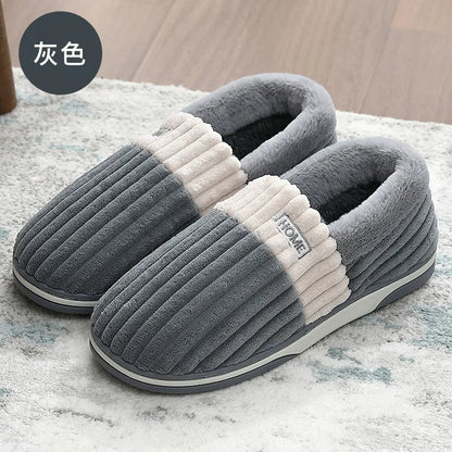 Shevalues Fashion Fur Women Slippers New Winter Fluffy Warm Waterproof House Slippers Female Outdoor Soft Sole Furry Slippers