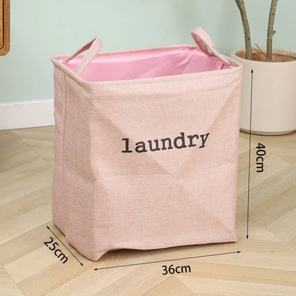 Jute Cloth Art Dirty Clothes Collection Basket Light Luxury Home Bathroom Foldable Laundry Basket Large Capacity Storage