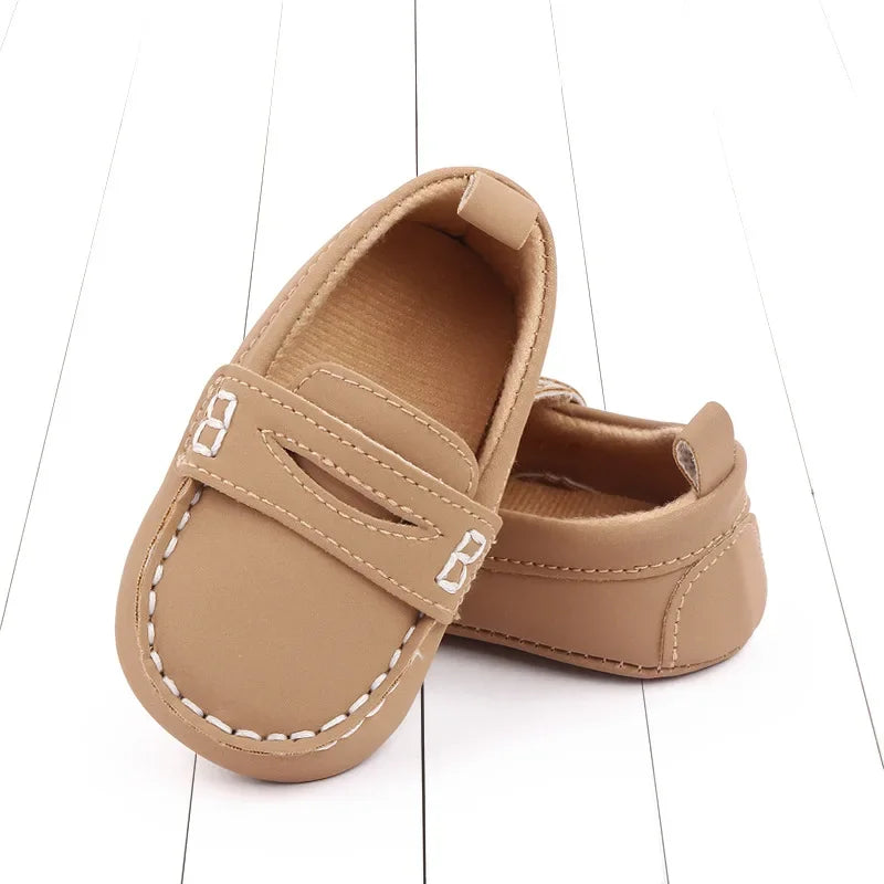 Fashion Designer Baby Boy Shoes Slip-on Loafers Newborn Infant First Walkers Toddler Boy Sneakers Breathable Casual Shoes