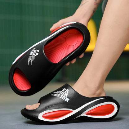 2024 New Men's Slippers Indoor Outdoor Sandals Beach Comfortable Soft Slides Men Casual Shoes Flip-flops Home Slippers Sandals