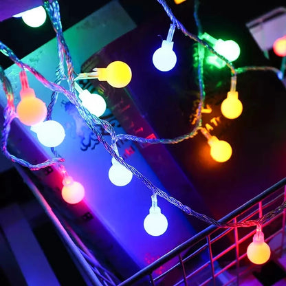 10M USB/Battery Power Ball LED String Lights Garland Lights  Outdoor  Lamp Wedding Garden Fairy Lights Christmas Decoration