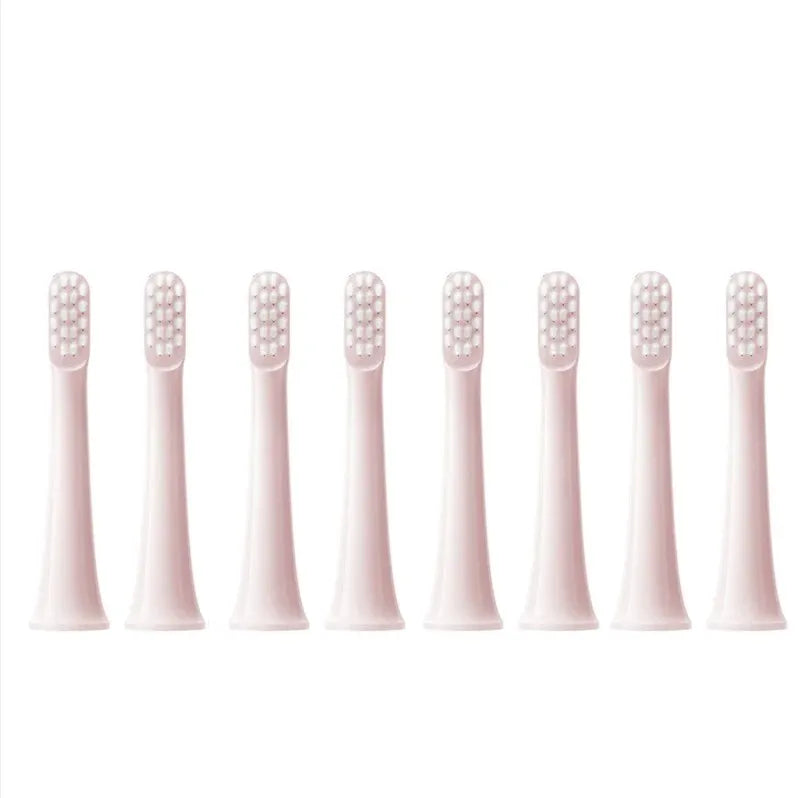 8PCS For XIAOMI MIJIA T100 Replacement Brush Heads Sonic Electric Toothbrush Vacuum DuPont Soft Bristle Suitable Nozzles